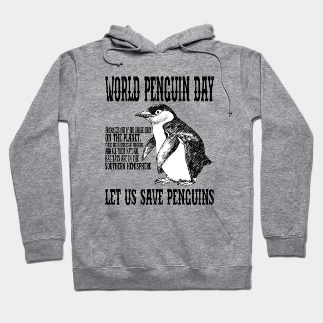 let us save penguins Hoodie by ANNATEES